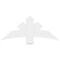 Ekena Millwork Alberta Architectural Grade PVC Gable Bracket, 48"W x 20"H x 2"D x 6"F, 10/12 Pitch GBP048X20X0206ALB00 - alternate 4